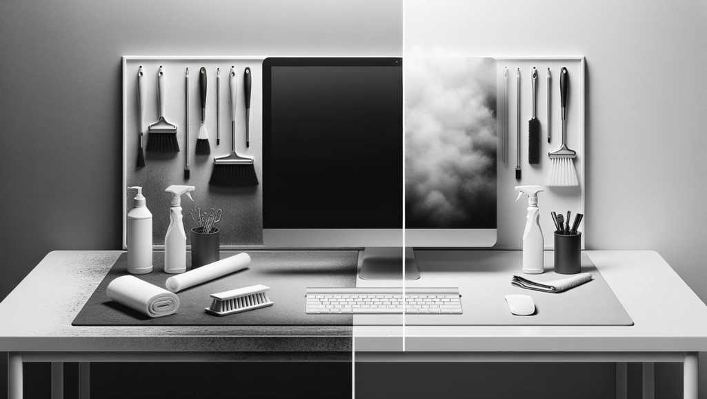 cleaning desktop