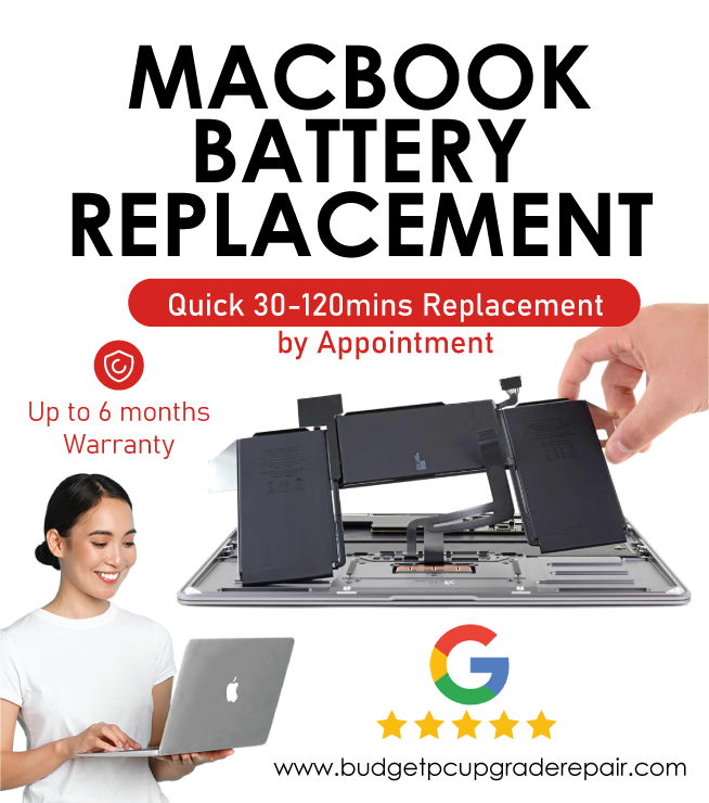macbook battery replacement fast repair